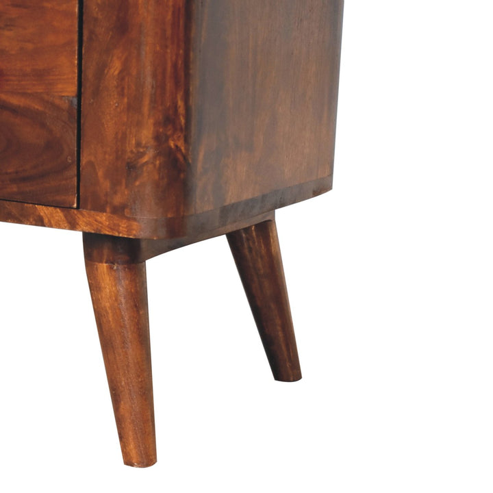 Solid Wood Bera Chest, 3 Drawers, Brown
