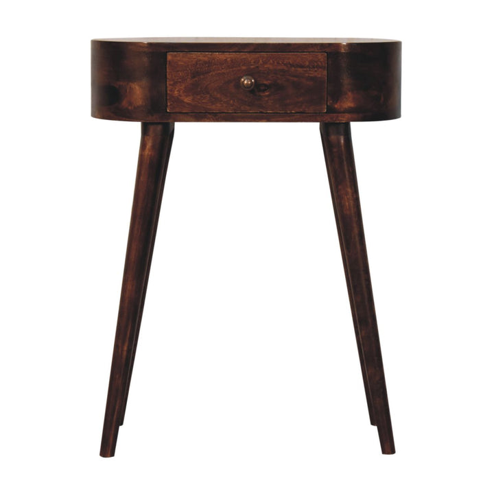 Solid Wood Mini Albion California Walnut Bedside