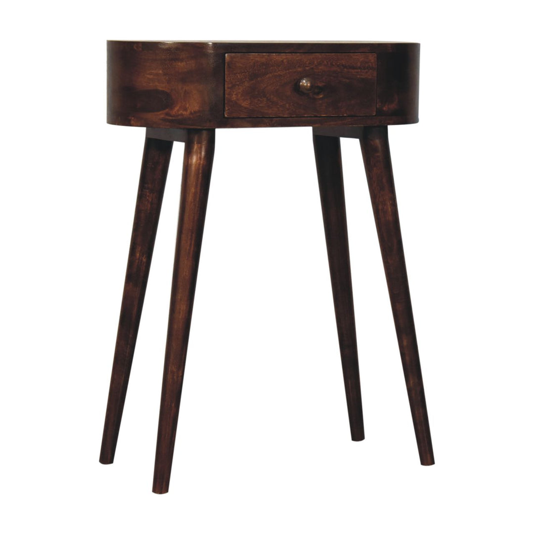Solid Wood Mini Albion California Walnut Bedside