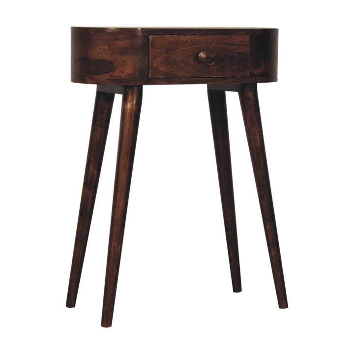 Solid Wood Mini Albion California Walnut Bedside