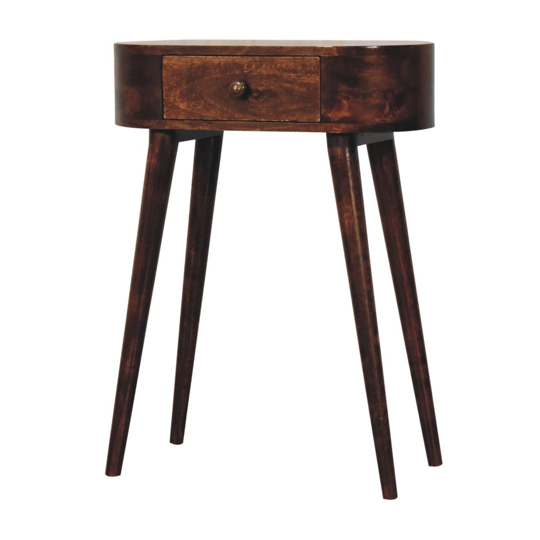 Solid Wood Mini Albion California Walnut Bedside