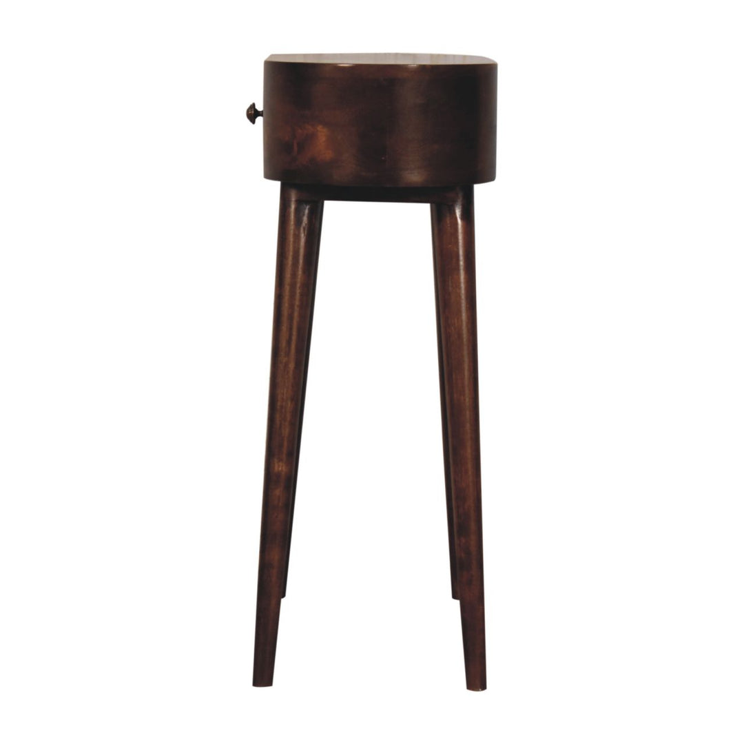 Solid Wood Mini Albion California Walnut Bedside