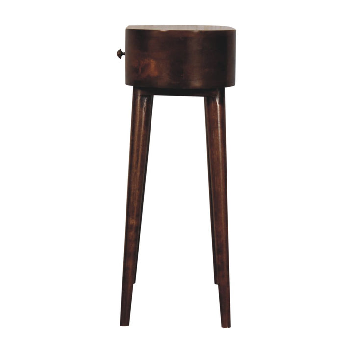 Solid Wood Mini Albion California Walnut Bedside