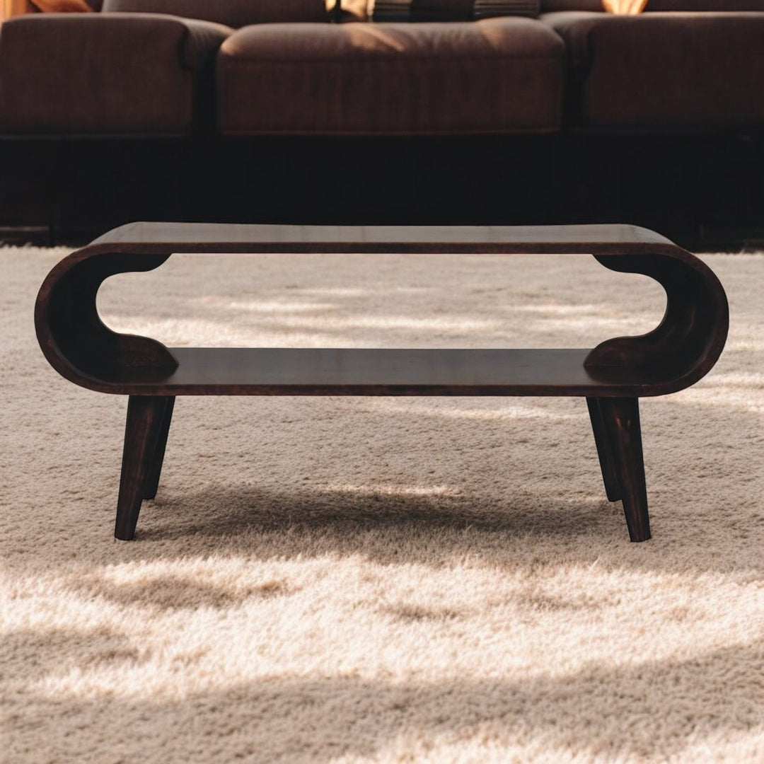 Solid Wood California Walnut Amaya Coffee Table