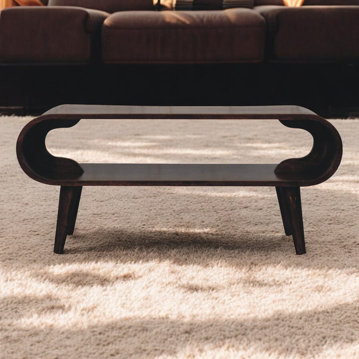 Solid Wood California Walnut Amaya Coffee Table