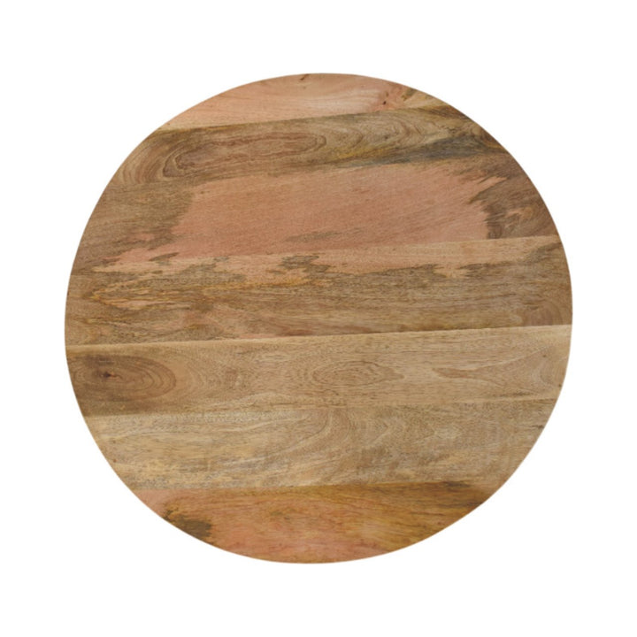 Artisan Furniture Solid Wood Larissa Round Coffee Table, Brown