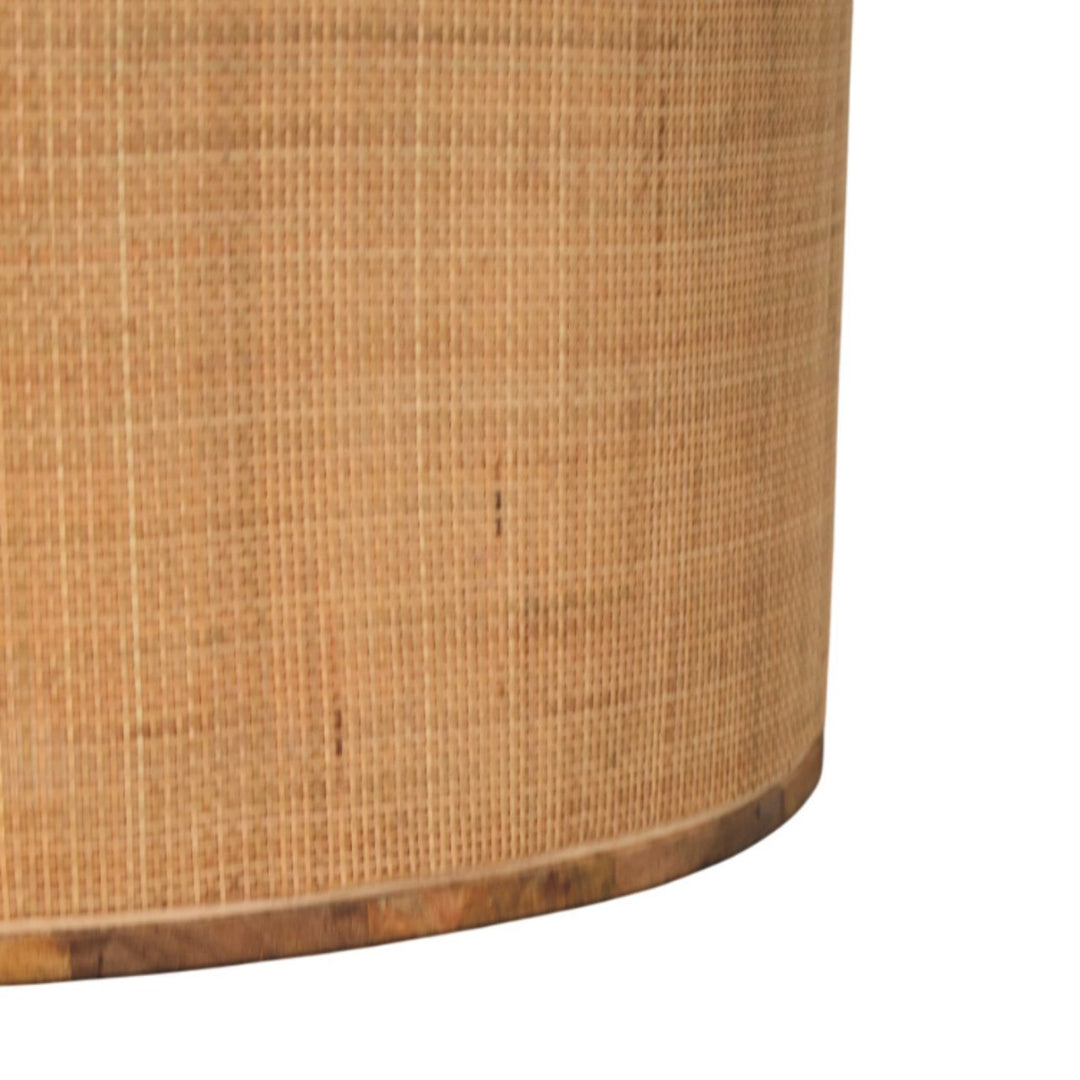 Artisan Furniture Solid Wood Larissa Round Coffee Table, Brown