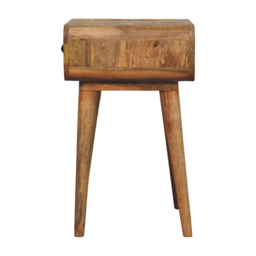Solid Wood Avora Nightstand with 1-Drawer, Oak-ish, Light Brown