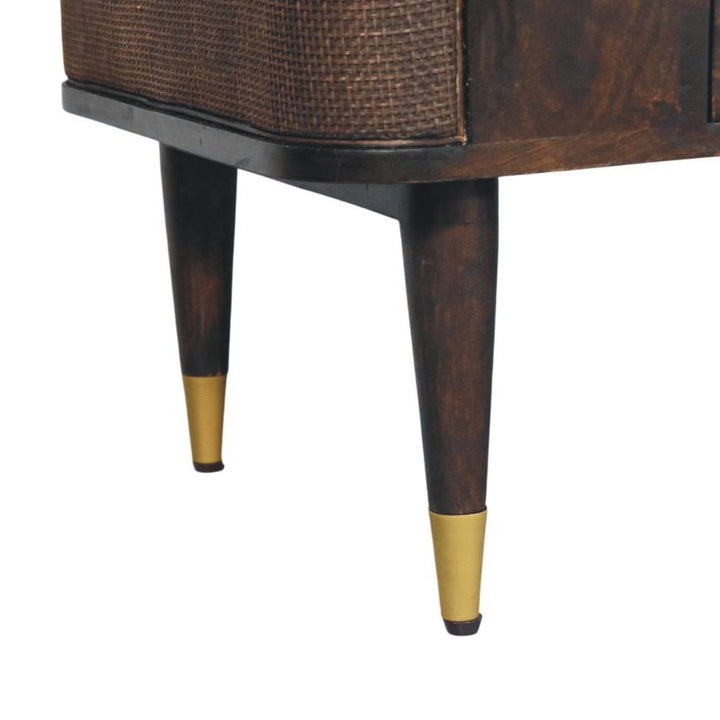 Solid Wood Belmont Coffee Table,Brown,1-Drawer