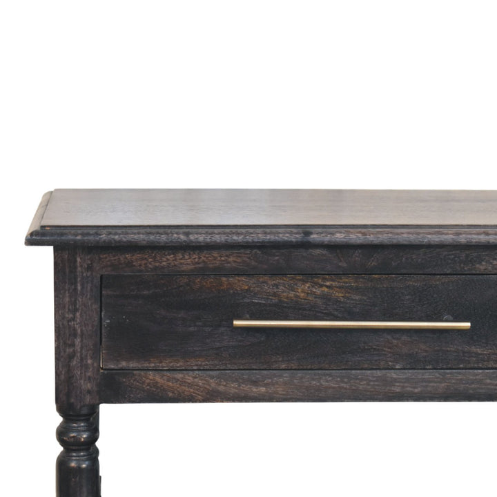 Solid Wood Heritage Turned-Leg Side Table