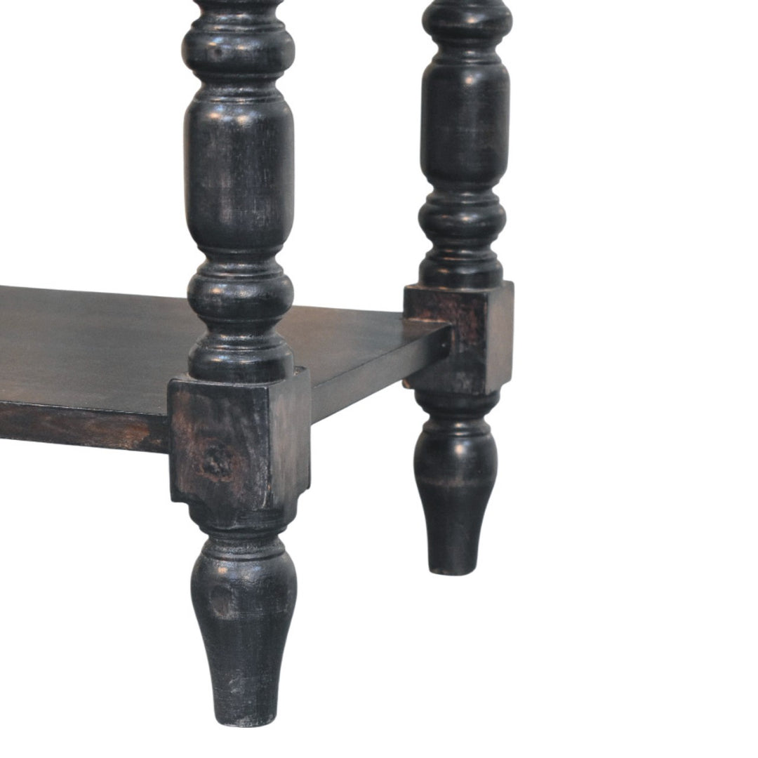 Solid Wood Heritage Turned-Leg Side Table
