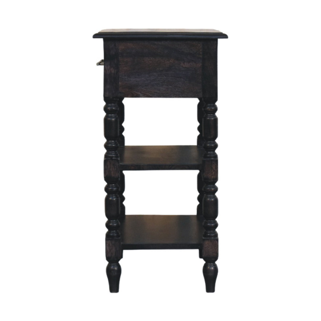 Solid Wood Heritage Turned-Leg Side Table