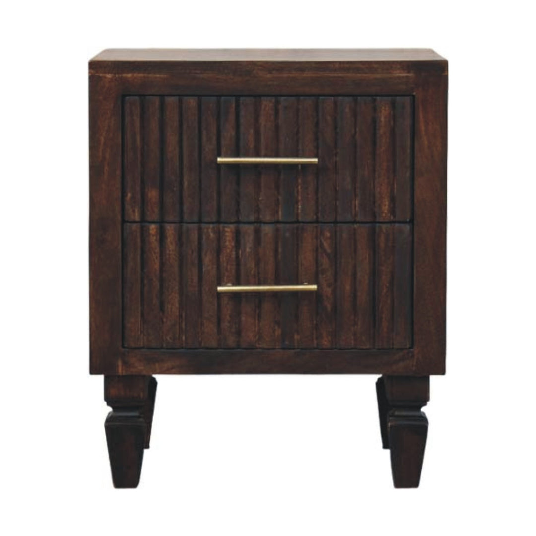 Solid Wood Belmont 2 Drawer Nightstand