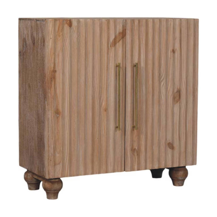 Solid Wood Sandgrain Pine & Mango Sideboard