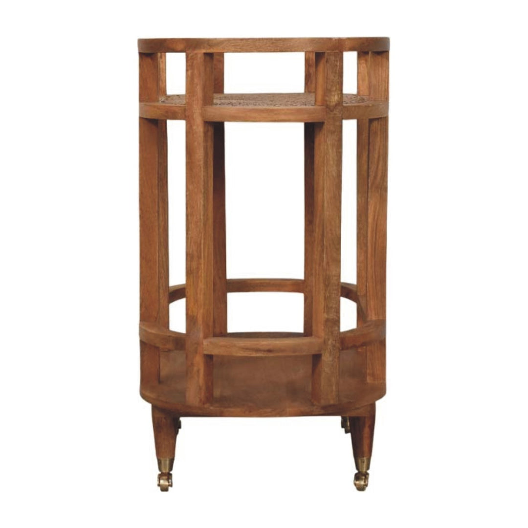 Solid Wood Isla Curved Butler Console