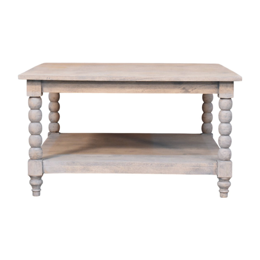 Solid Wood Barclay Acid Wash Coffee Table