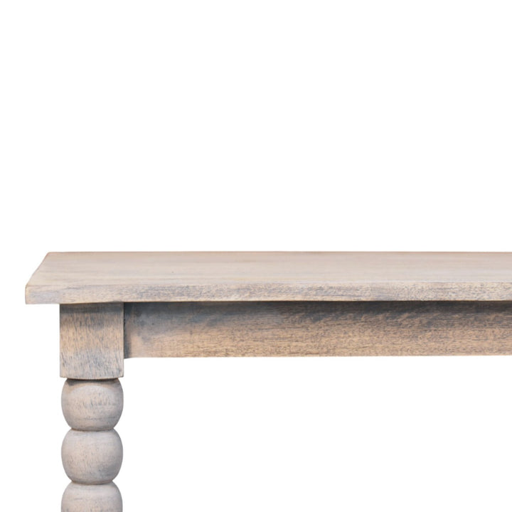 Solid Wood Ellsworth Spindle Coffee Table in Acid Wash