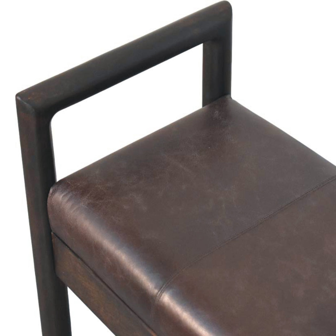 Solid Wood Gridline Bench