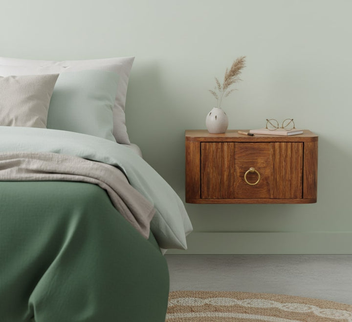 Artisan Furniture Solid Wood Aurelia Wall Bedside