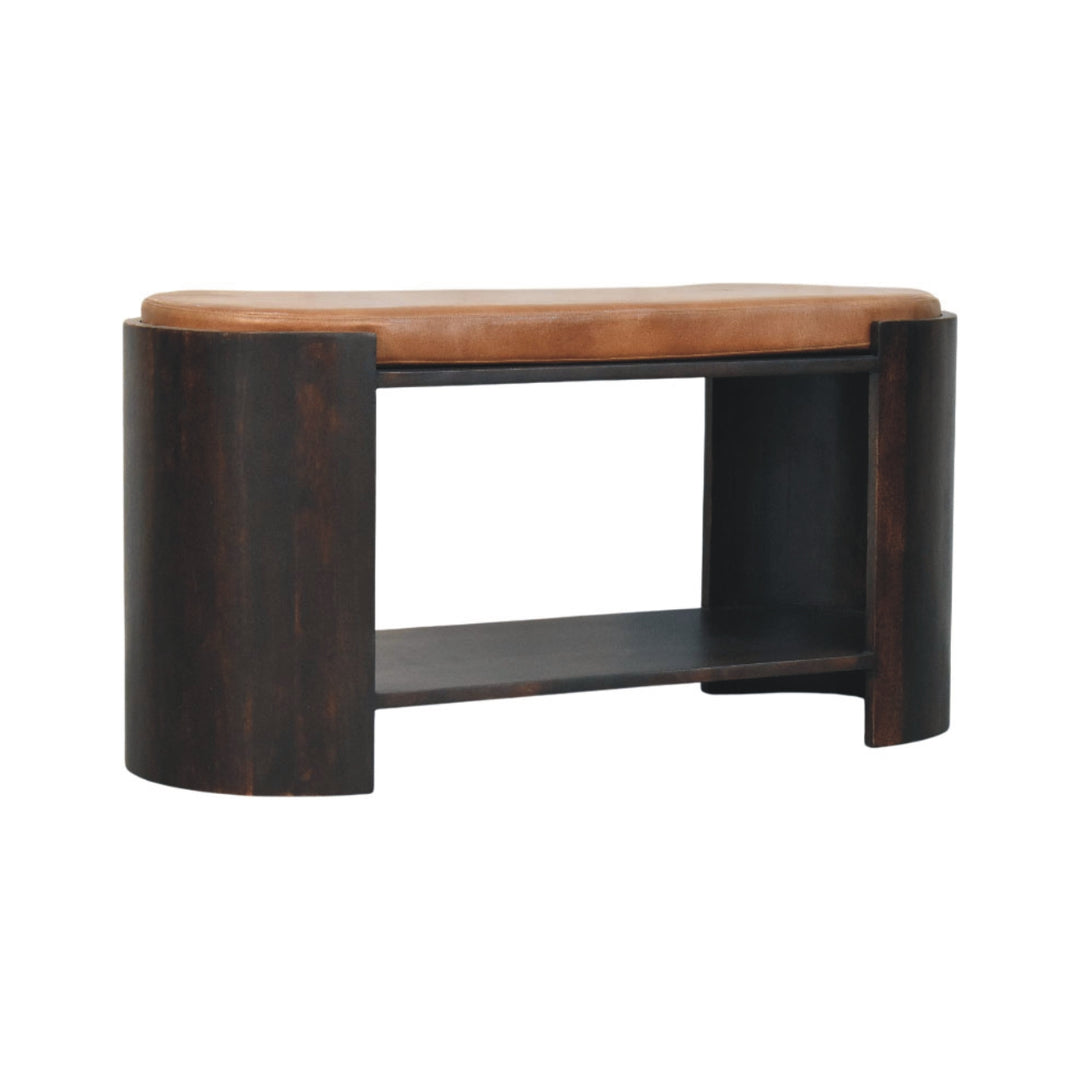 Artisan Furniture Solid Wood Arcus Shoe Bench