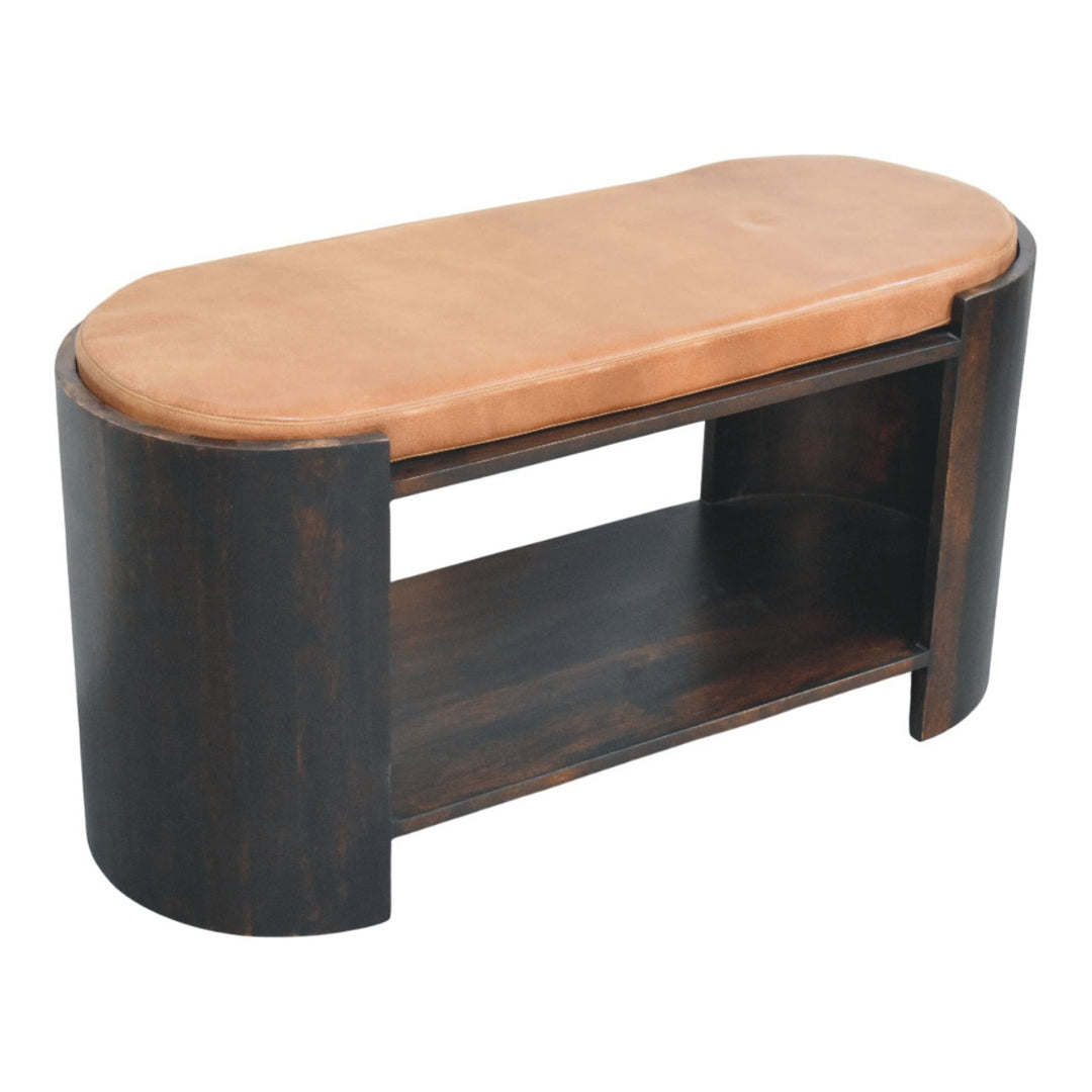 Artisan Furniture Solid Wood Arcus Shoe Bench