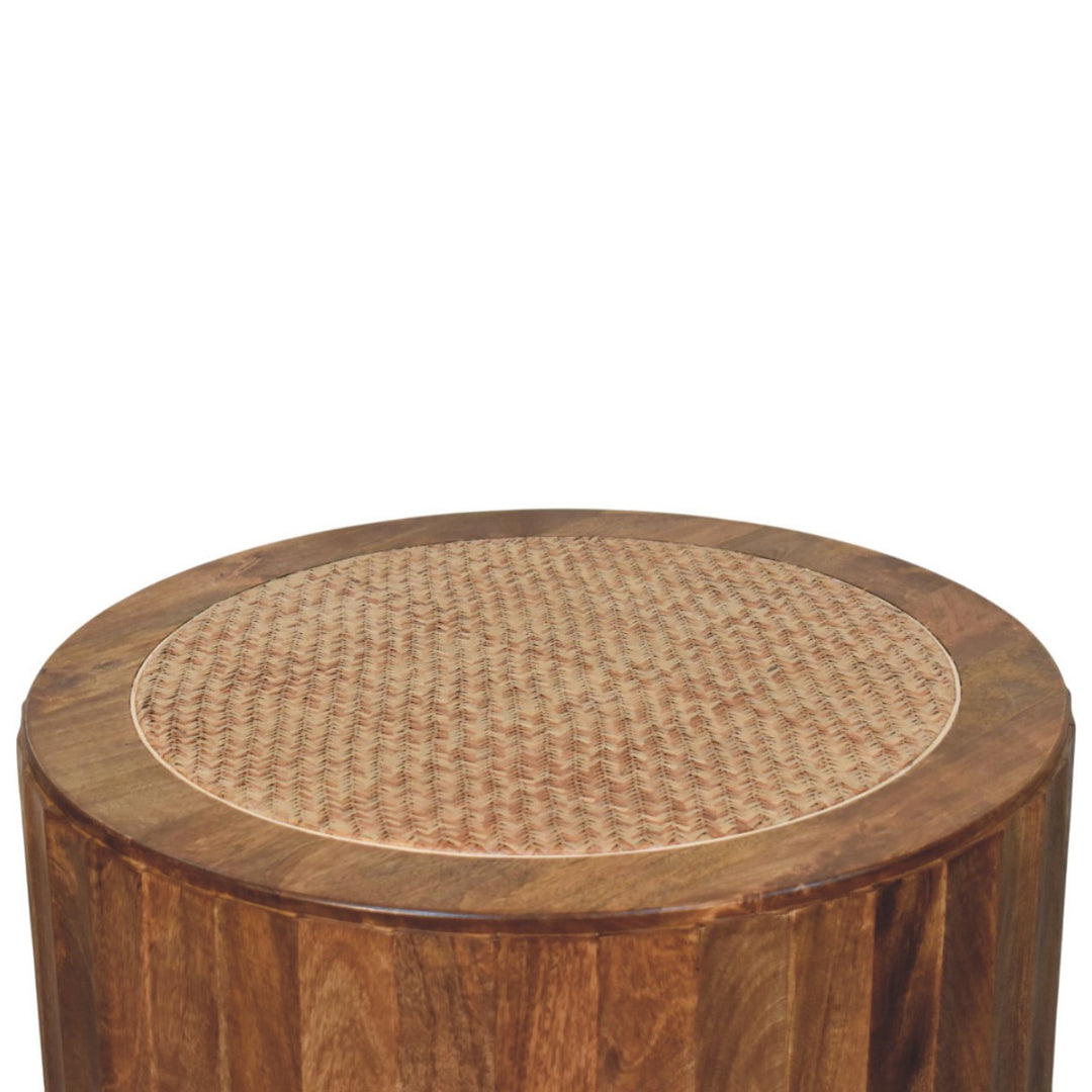 Artisan Furniture Solid Wood Rivera Rattan Coffee Table