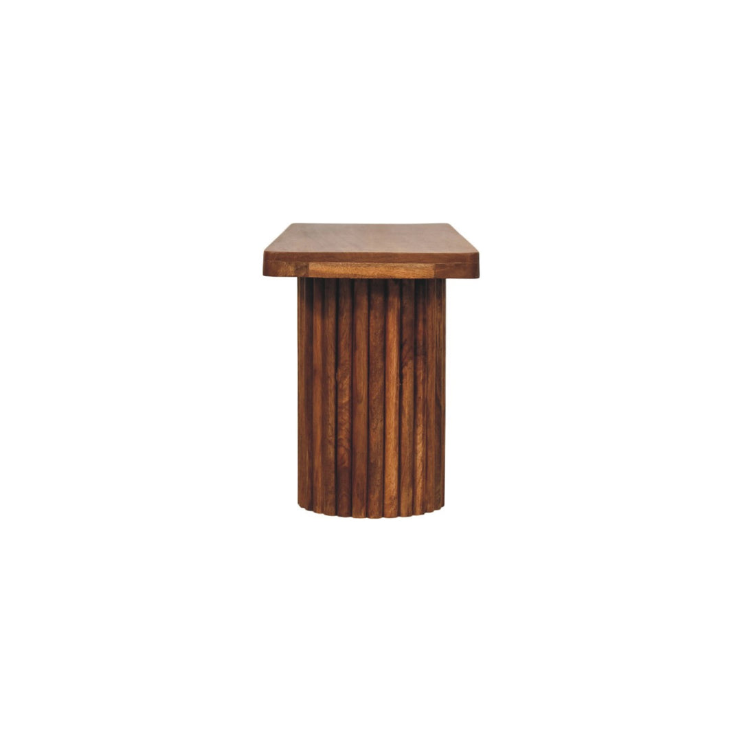Artisan Furniture Solid Wood Astoria Fluted Bench