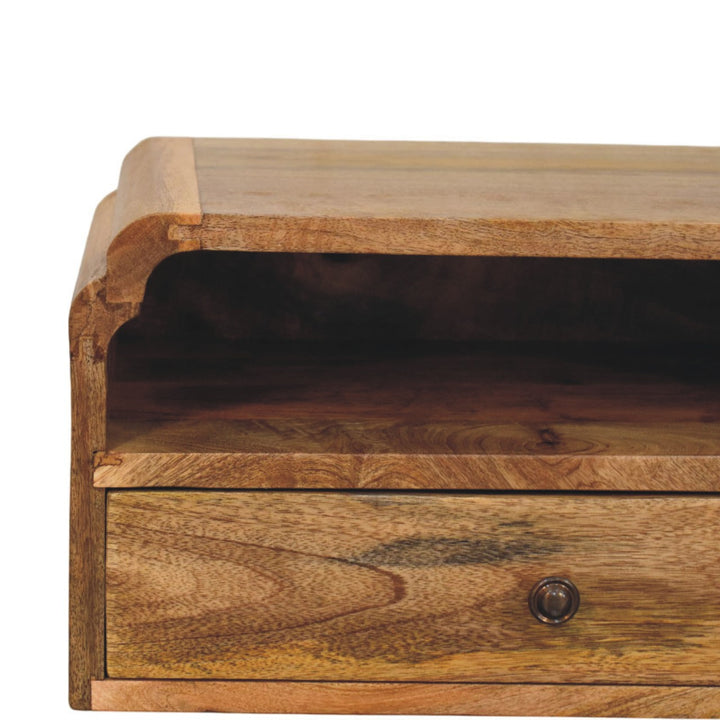 Artisan Furniture Solid Wood Avora Wall-Mounted Bedside