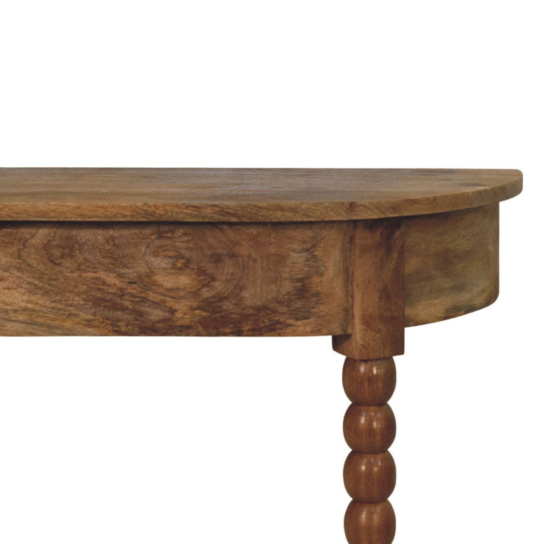 Solid Wood Spindle Radiator Console Table