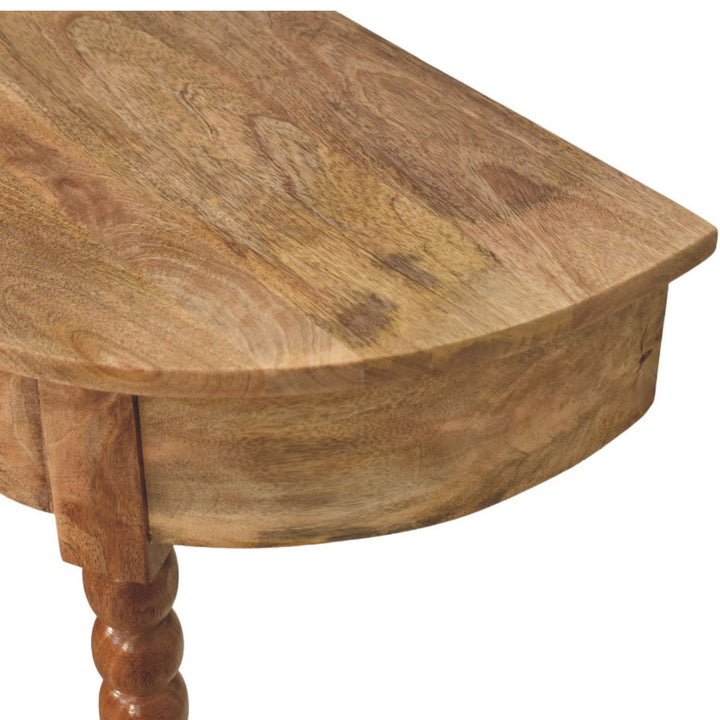 Solid Wood Spindle Radiator Console Table