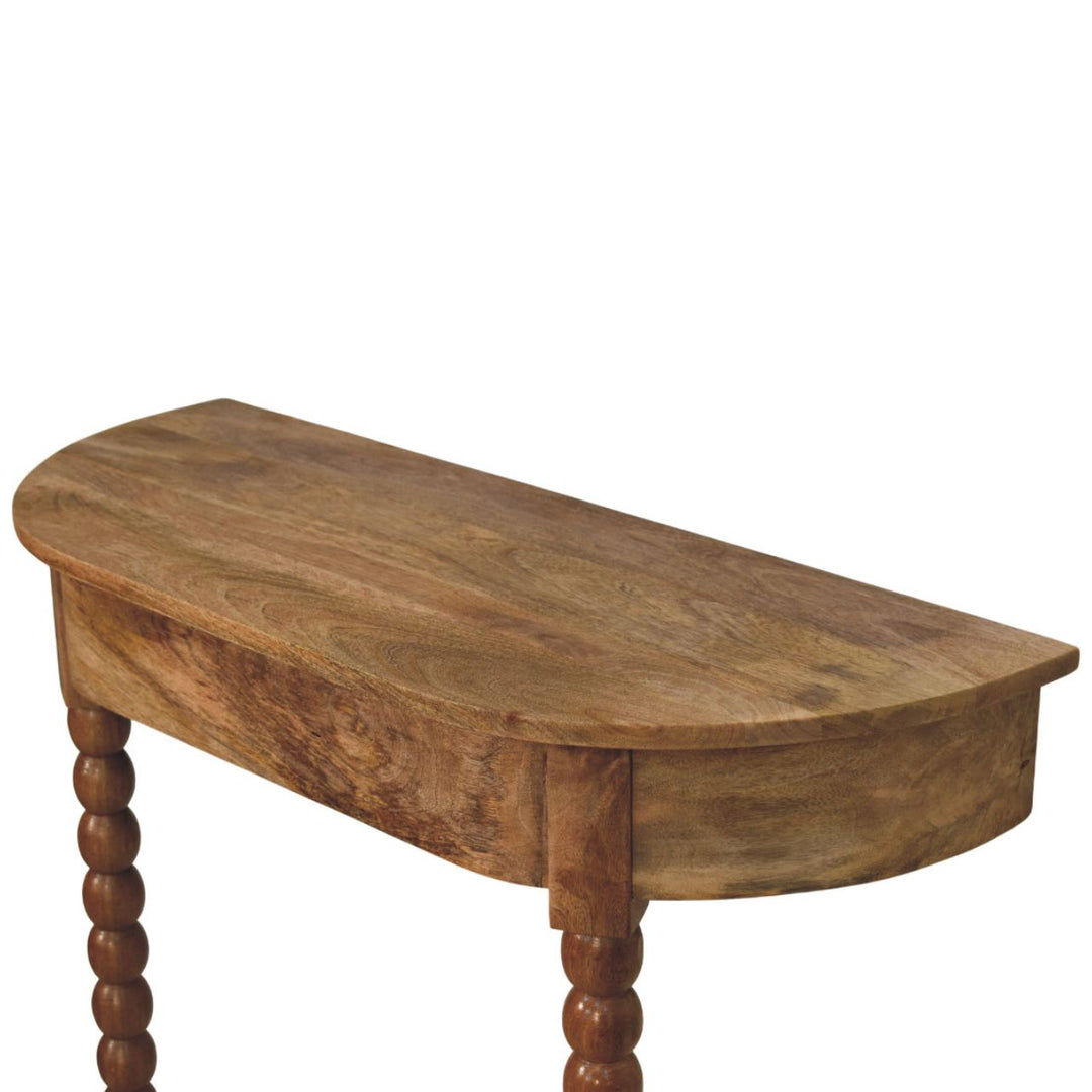 Solid Wood Spindle Radiator Console Table