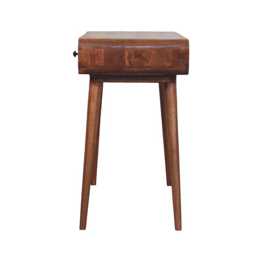 Solid Wood Curved Writing Desk