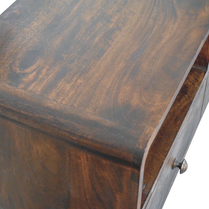 Solid Wood Three Drawer Console Table