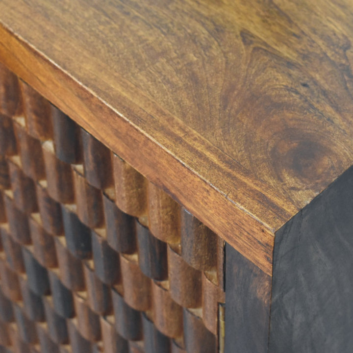 Solid Wood Cadiz Carved Cabinet