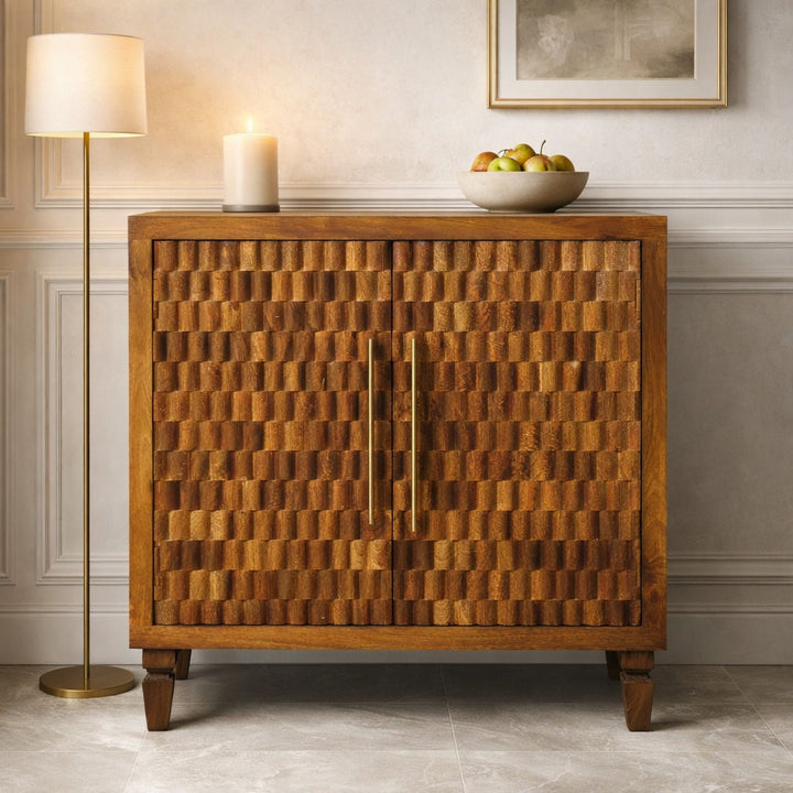Solid Wood Cadiz Carved Cabinet
