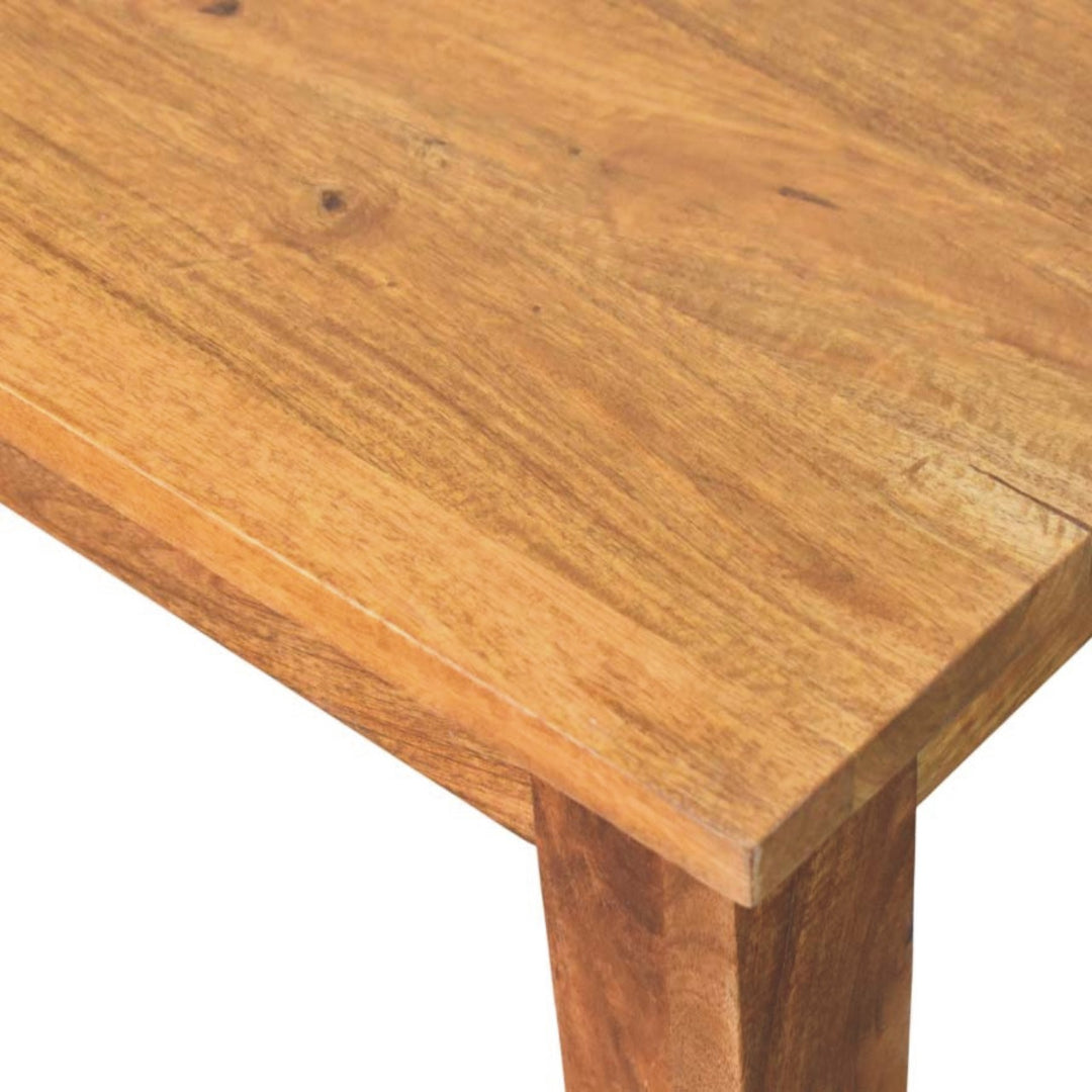 Solid Wood Golden Teak Solid Wood Dining Table