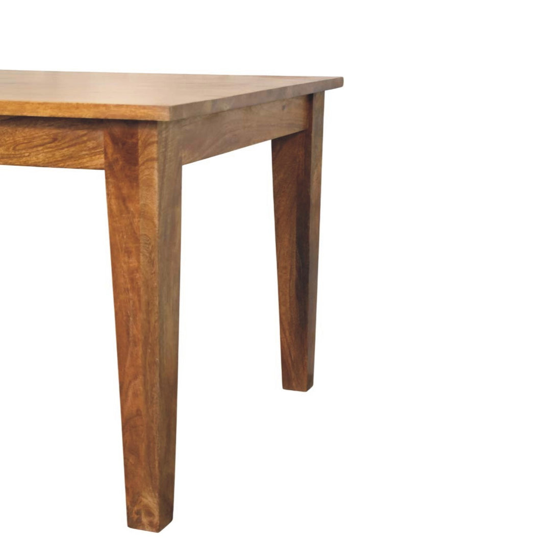 Solid Wood Golden Teak Solid Wood Dining Table