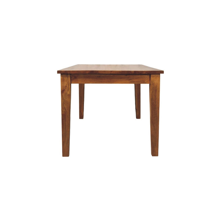Solid Wood Classic Golden Teak Solid Wood Dining Table
