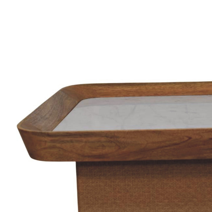 Solid Wood Marble Top Chatai Coffee Table