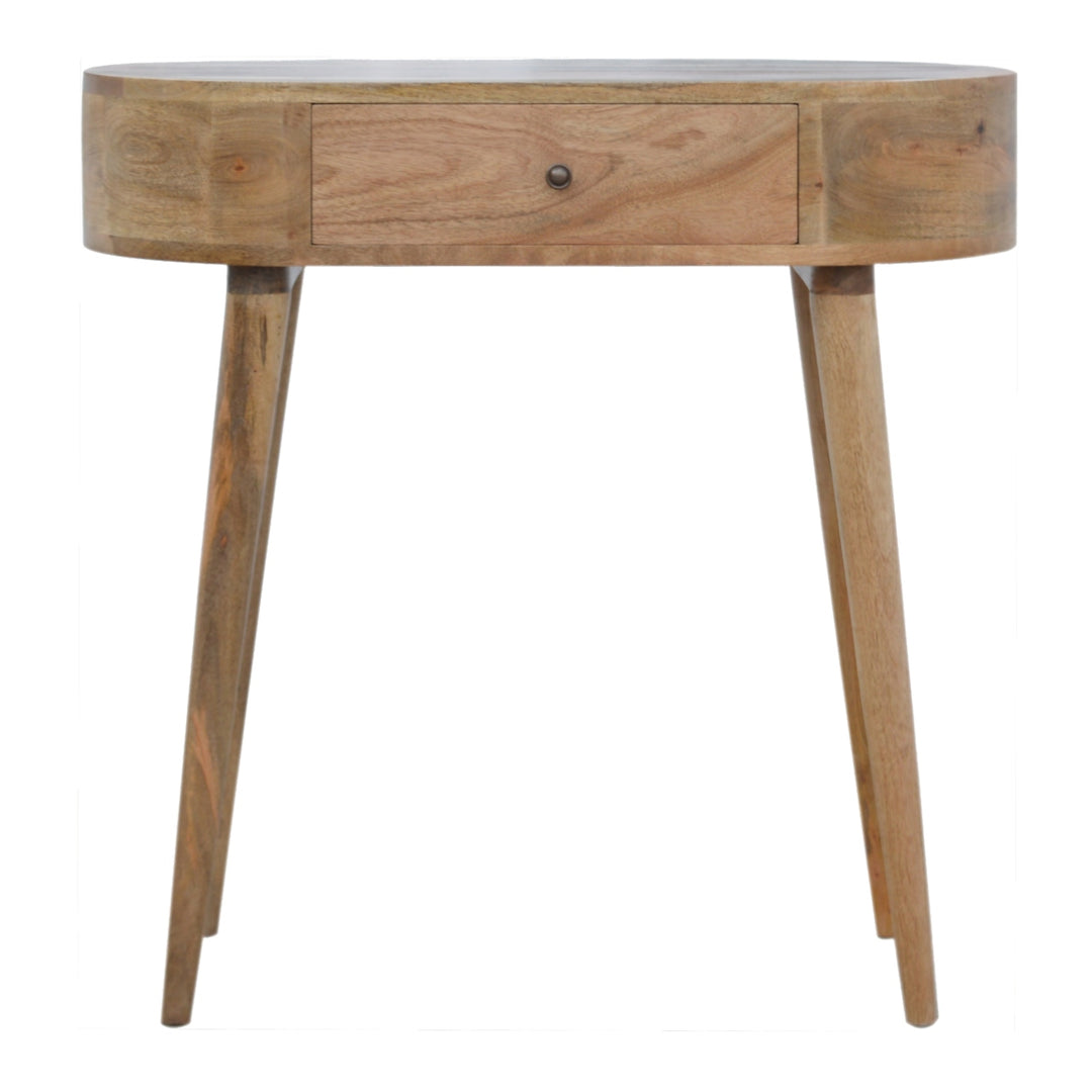 Albion Console, 1-Drawer, Nordic Legs, Light Brown