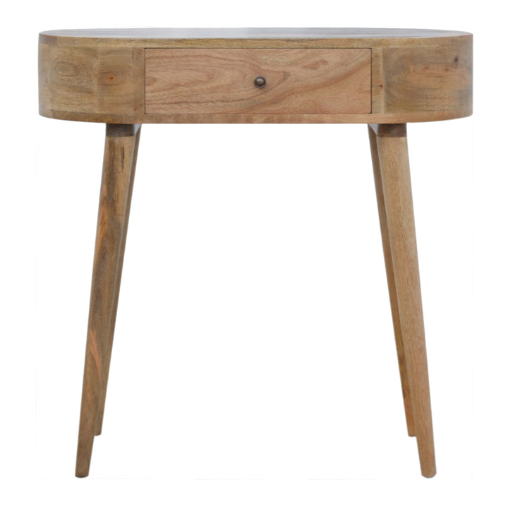 Albion Console, 1-Drawer, Nordic Legs, Light Brown