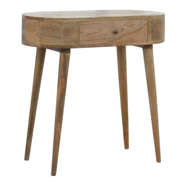 Albion Console, 1-Drawer, Nordic Legs, Light Brown