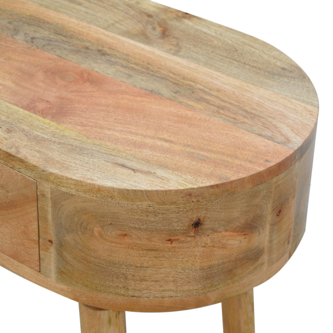 Albion Console, 1-Drawer, Nordic Legs, Light Brown