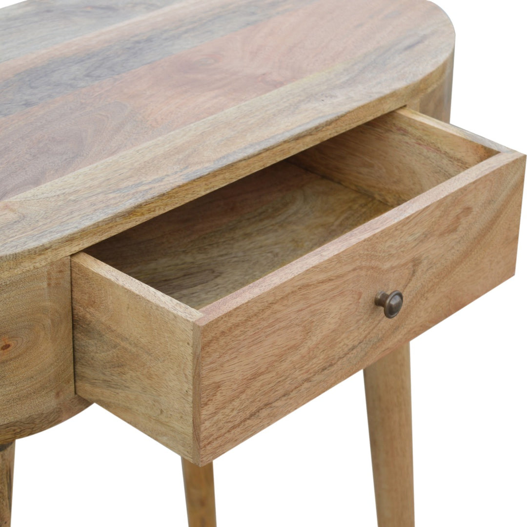 Albion Console, 1-Drawer, Nordic Legs, Light Brown