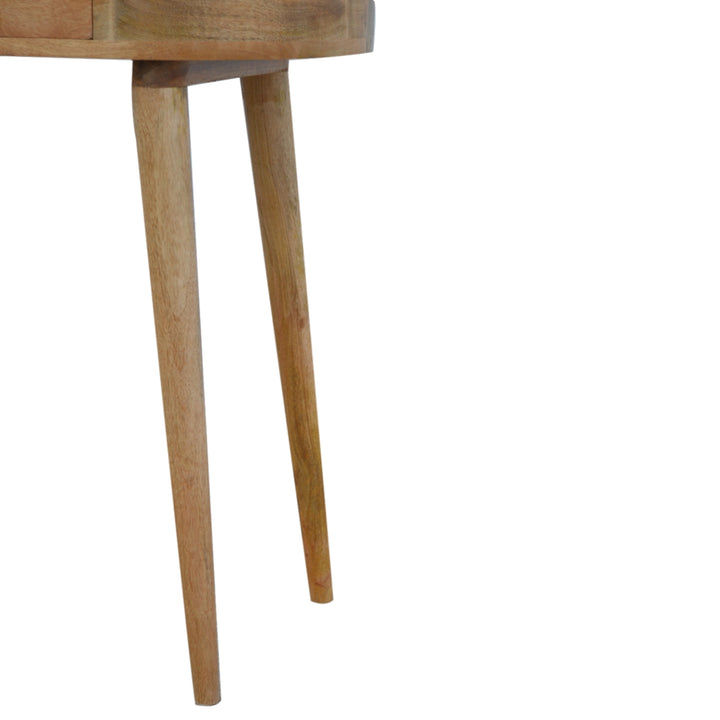 Albion Console, 1-Drawer, Nordic Legs, Light Brown