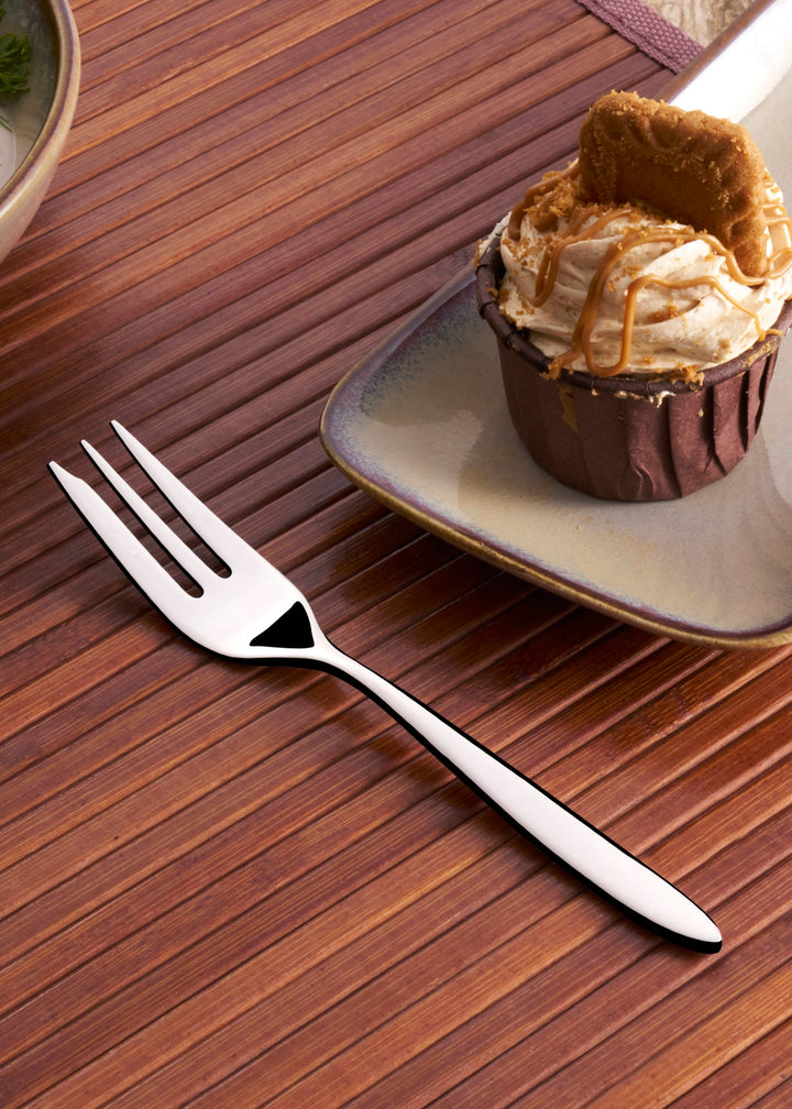 Stainless Steel Cake Fork | 6", Silver, Set of 12