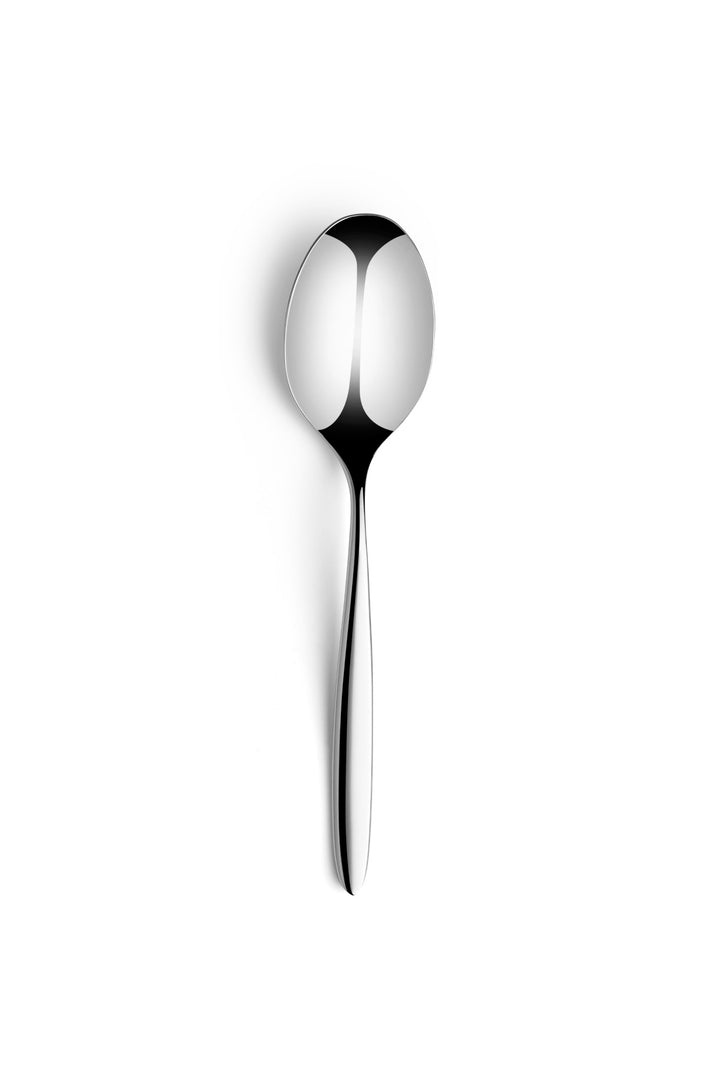 Stainless Steel Dessert Spoon Set | 7.2", Silver, 12 Pcs
