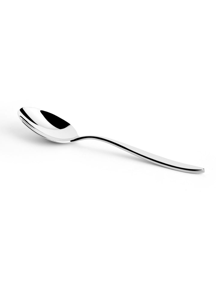 Stainless Steel Dessert Spoon Set | 7.2", Silver, 12 Pcs