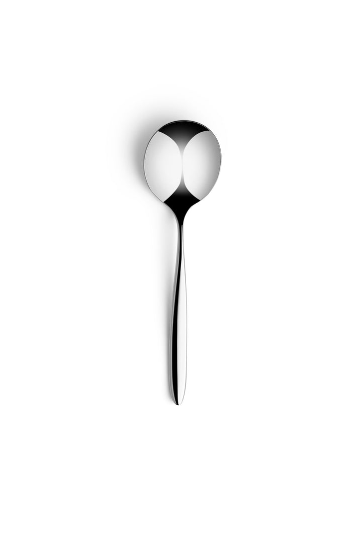 Elegant Silver Soup Spoon 7", Stainless Steel, 12 Pc