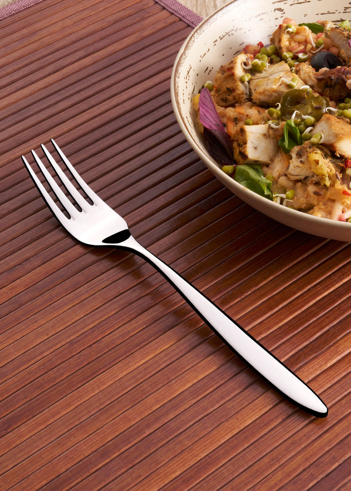 Stainless Steel Dinner Fork | 8.22", Silver, Set of 12